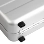 Walizka aluminiowa premium srebrna CW-021L - 470x365x123 mm - 8