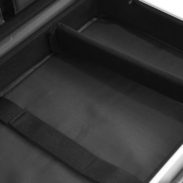 Walizka aluminiowa premium srebrna CW-021L - 470x365x123 mm - 9