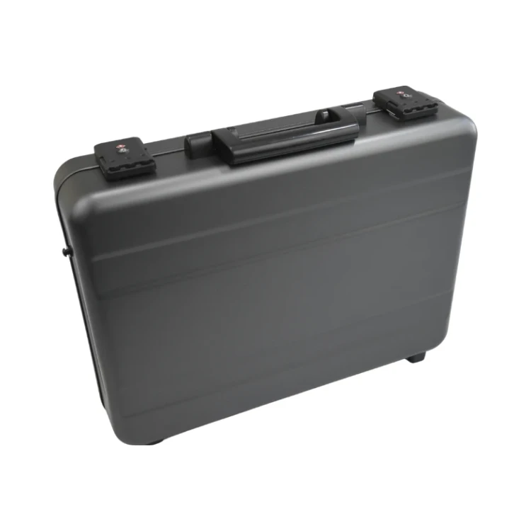 Walizka aluminiowa premium czarna - 442x322x110 mm - 3