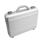 Walizka aluminiowa z pianką premium srebrna - 425x340x98 mm - 4