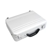 Walizka aluminiowa premium srebrna CW-022M - 425x330x115 mm - 2