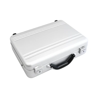 Walizka aluminiowa premium srebrna CW-022M - 425x330x115 mm - 2