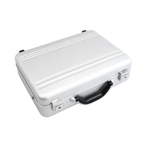 Walizka aluminiowa premium srebrna CW-022M - 425x330x115 mm - 2