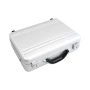 Walizka aluminiowa premium srebrna CW-022M - 425x330x115 mm - 2
