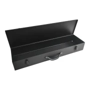 Skrzynka metalowa czarna - 682x210x93 mm - 1