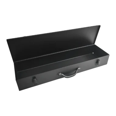 Skrzynka metalowa czarna - 682x210x93 mm - 1