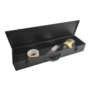 Skrzynka metalowa czarna - 682x210x93 mm - 2