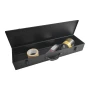 Skrzynka metalowa czarna - 682x210x93 mm - 2
