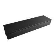 Skrzynka metalowa czarna - 682x210x93 mm - 4