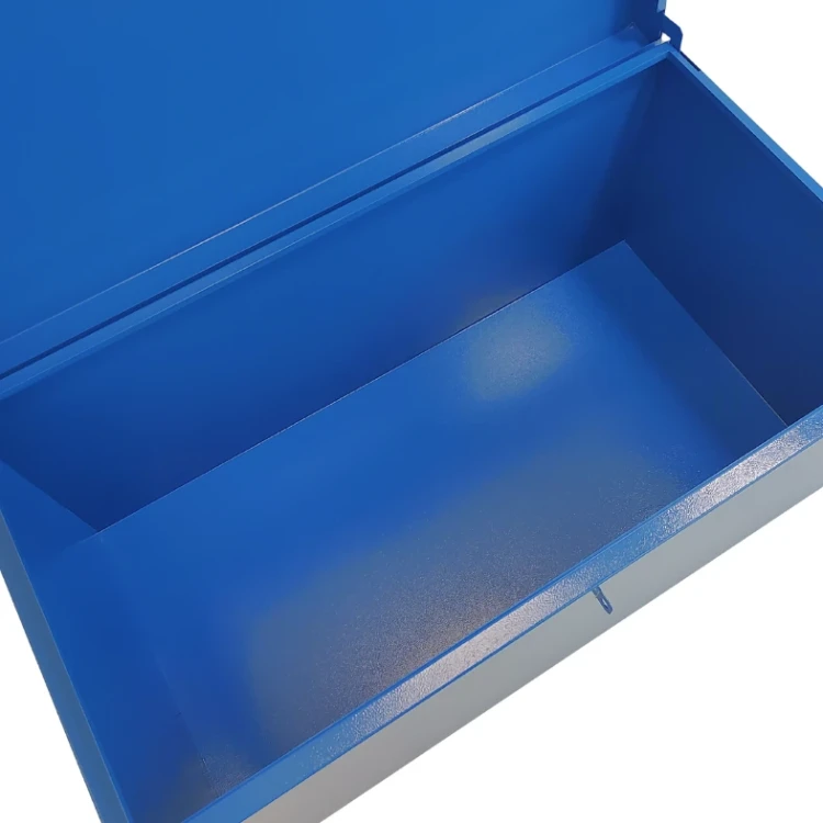 Skrzynia metalowa na narzędzia 800x430x400 mm - 8