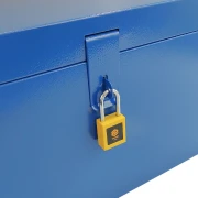 Skrzynia metalowa na narzędzia 700x350x350 mm - 5