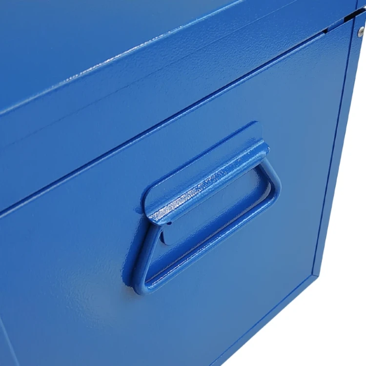 Skrzynia metalowa na narzędzia 700x350x350 mm - 6