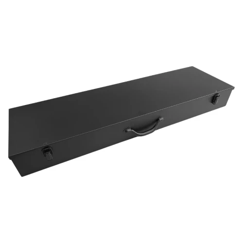 Skrzynka metalowa na narzędzia z przegrodą - 910x273x110 mm - 2