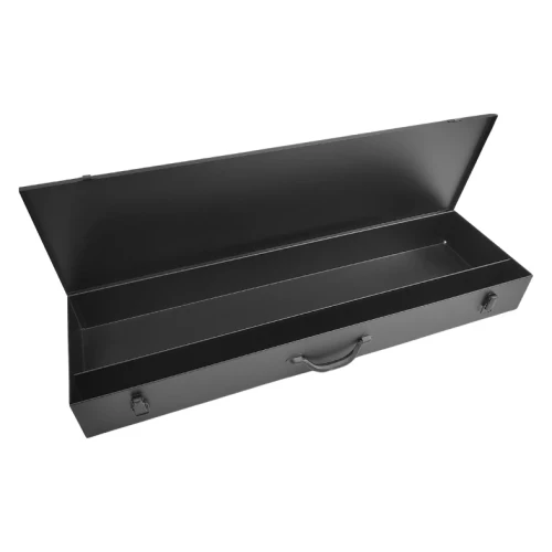 Skrzynka metalowa na narzędzia z przegrodą - 910x273x110 mm - 1