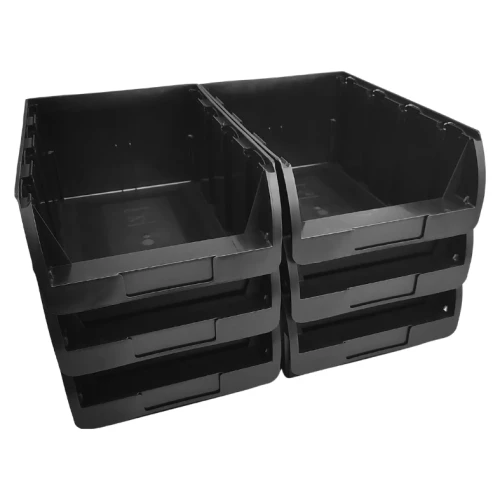 Pojemniki magazynowe nr 5 500x310x200 mm - zestaw 6 sztuk - 1