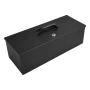Skrzynka metalowa czarna - 427x208x142 mm - 3