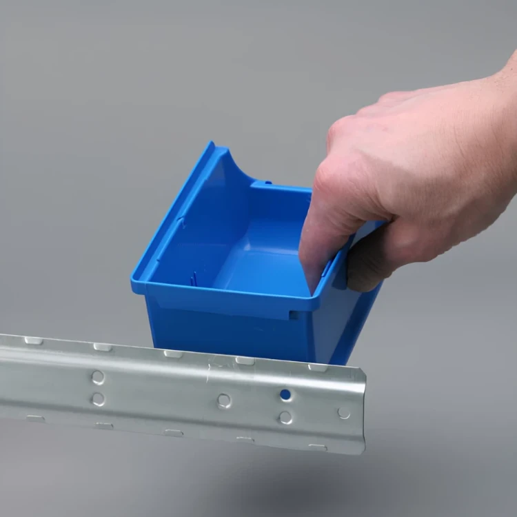 Zestaw 6 pojemników magazynowych na listwie - ProfiPlus Set 2/7 - 615x165x75 mm - 4