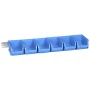 Zestaw 6 pojemników magazynowych na listwie - ProfiPlus Set 2/7 - 615x165x75 mm - 1