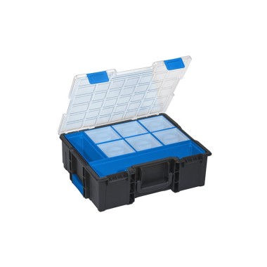 Wysokoudarowy organizer warsztatowy z pojemnikami wewnętrznymi - 440x355x144 mm - 1
