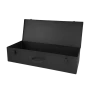 Metalowa skrzynka na narzędzia czarna 677x270x150 mm - 1.webp