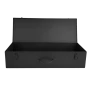 Metalowa skrzynka na narzędzia czarna 677x270x150 mm - 3.webp