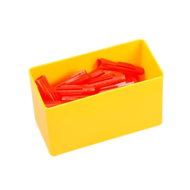 Pojemnik warsztatowy, wewnętrzny 108x54x63 mm Żółty - 2.webp