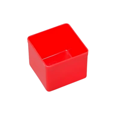 Pojemnik warsztatowy, wewnętrzny 54x54x45 mm Czerwony - 1.webp