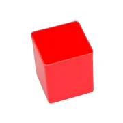 Pojemnik warsztatowy, wewnętrzny 54x54x63 mm Czerwony - 1.webp