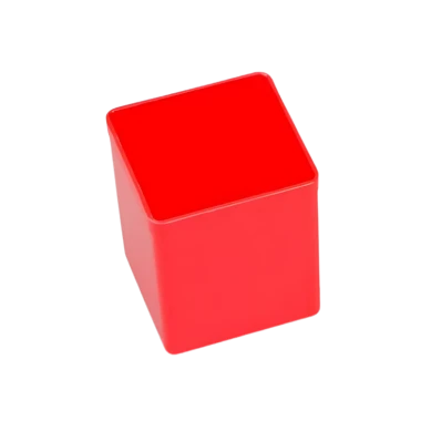 Pojemnik warsztatowy, wewnętrzny 54x54x63 mm Czerwony - 1.webp