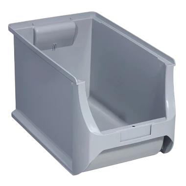 Pojemnik magazynowy szary nr 4H - 355x205x200 mm.webp