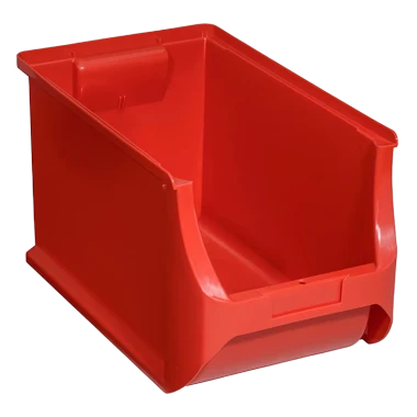 Pojemnik magazynowy czerwony nr 4H - 355x205x200 mm.webp