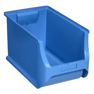 Pojemnik magazynowy niebieski nr 4H - 355x205x200 mm - 1.webp