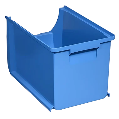 Pojemnik magazynowy niebieski nr 4H - 355x205x200 mm - 2.webp