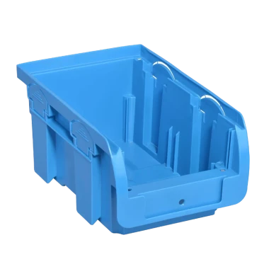 Pojemnik magazynowy, warsztatowy nr 2 - 157x100x74  mm Mały niebieski.webp