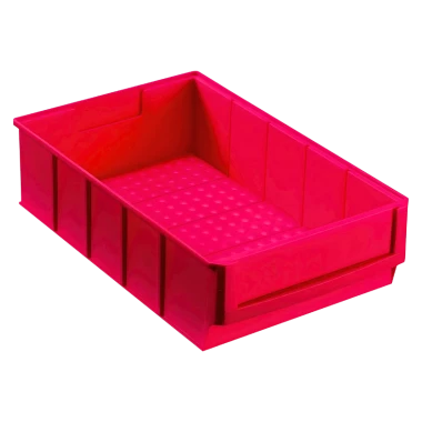 Pojemnik magazynowy czerwony Shelfbox 300B - 300x185x81 mm - 1.webp
