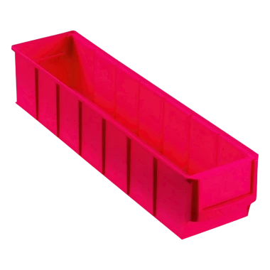 Pojemnik magazynowy czerwony 400S - 400x90x80 mm - 1.webp