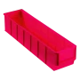 Pojemnik magazynowy czerwony 400S - 400x90x80 mm - 1.webp