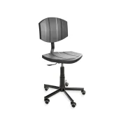 Obrotowe krzesło przemysłowe PurActive WH z kółkami i pianką integralną - 1.webp