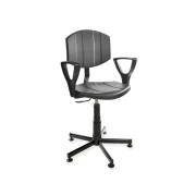 Obrotowe krzesło przemysłowe PurActive PD ze stopkami pianką i podłokietnikami - 1.webp