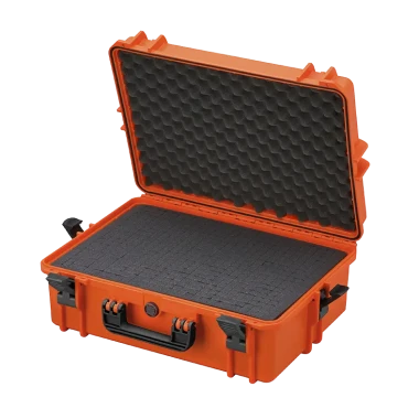 Pomarańczowa walizka hermetyczna z pianką MAX505S 555x428x211 mm - 1.webp