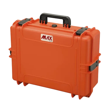 Pomarańczowa walizka hermetyczna z pianką MAX505S 555x428x211 mm - 2.webp