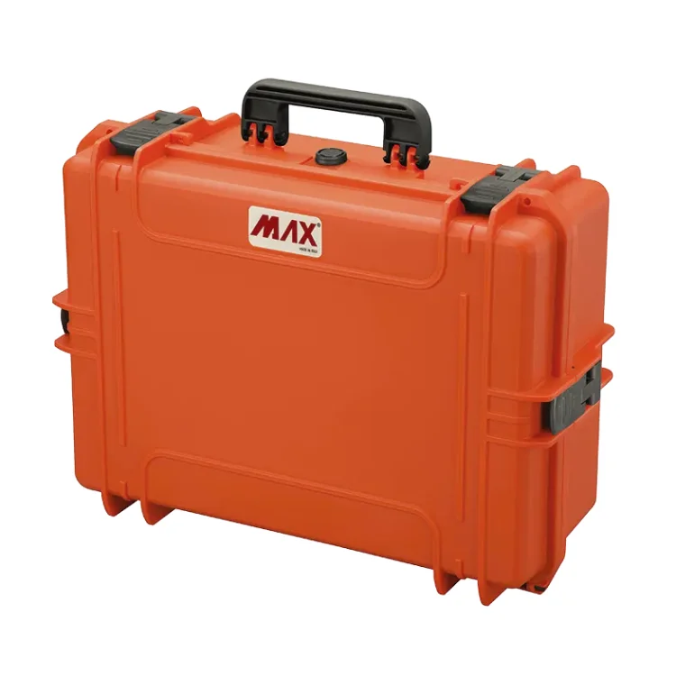 Pomarańczowa walizka hermetyczna z pianką MAX505S 555x428x211 mm - 2.webp