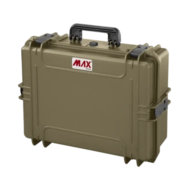 Brązowa walizka hermetyczna MAX505H190S 555x428x211 mm - 2