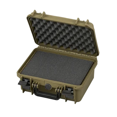 Zielona walizka hermetyczna z pianką MAX300S 336x300x148 mm - 1
