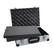 Walizka aluminiowa średnia z wypełnieniem piankowym 380x260x120 mm - 3