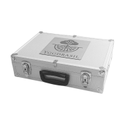 Walizka aluminiowa CWA20 z logo na plakietce 20x20 - 430x310x110 mm - 1