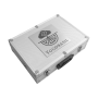 Walizka aluminiowa CWA20 z logo na plakietce 20x20 - 430x310x110 mm - 3