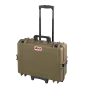 Zielona walizka hermetyczna z wypełnieniem piankowym i kółkami MAX505STR 555x445x258 mm - 3