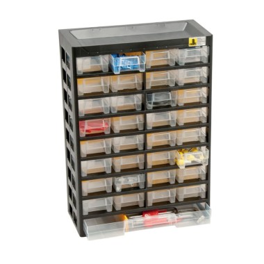 Regalik szufladkowy 33 szuflady - 303x133x434 mm - 2