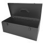 Skrzynia metalowa narzędziowa czarna 580x270x230 mm - 4